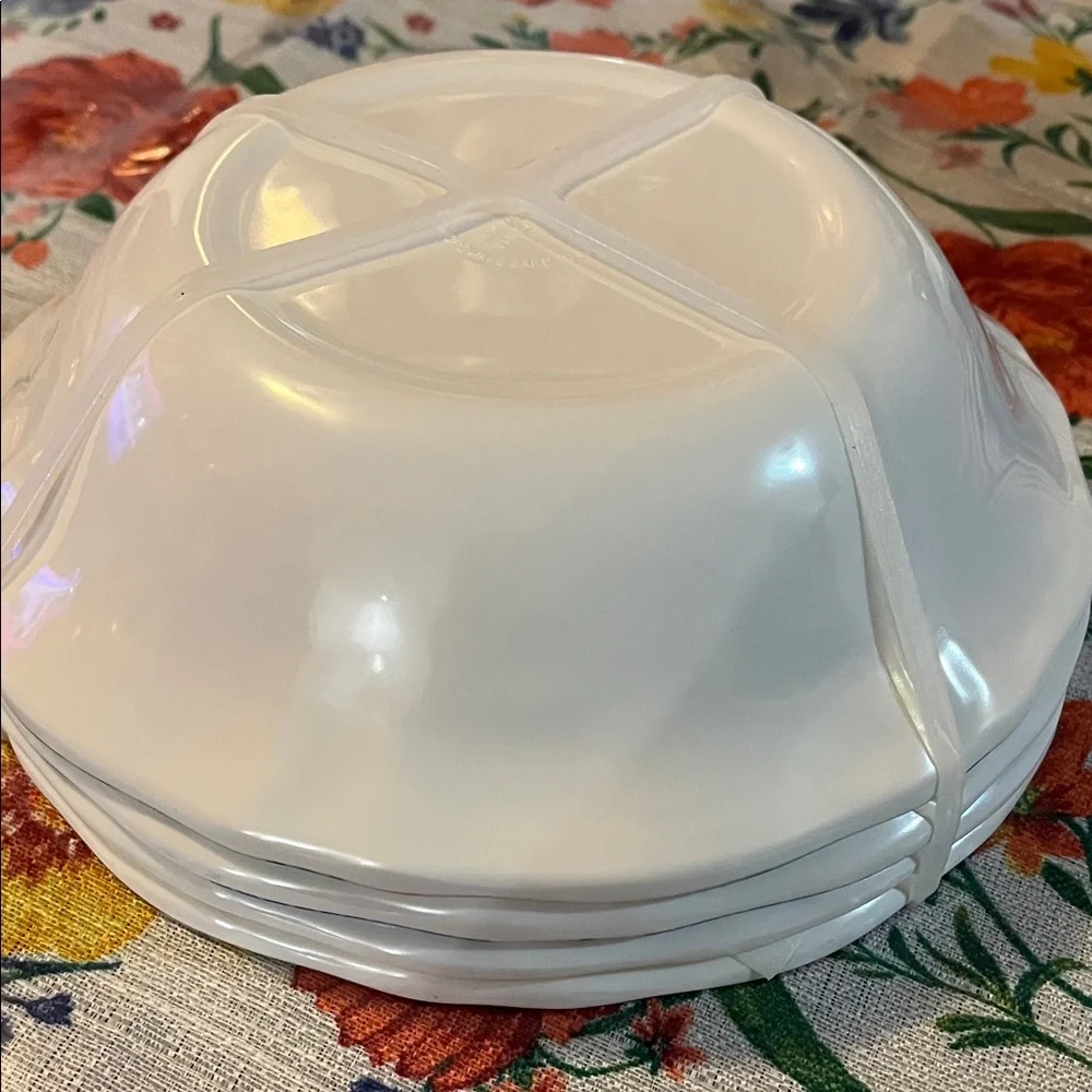 Vibrant Floral Dinner Plates - Red, Yellow, and Orange